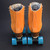 *Slightly Used* VNLA A La Mode Medallion Indoor Roller Skates | Orange, Men's 11