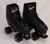 *Slightly Used* Sure-Grip Fame Outdoor Roller Skates | Black Men's 7 (Ladies' 8)