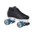 Black Riedell 595 Laser Cannibal Speed Skates with Blue Wheels