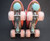 Slightly Used VNLA Parfait Outdoor Roller Skates || Coral, Ladies 9