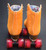 *Slightly Used* VNLA A La Mode Jelly Outdoor Roller Skates || Orange, Men's 9 (Ladies' 10)
