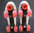Slightly Used Lenexa MVP 2.0 Indoor/Outdoor Roller Skates / Red Men's 8 / Ladies 9