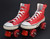 Slightly Used Lenexa MVP 2.0 Indoor/Outdoor Roller Skates - Red Men's 8 / Ladies 9