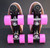 **Slightly Used** Boardwalk Outdoor Roller Skates | Teaberry, Men's 6 / Ladies 7