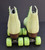 Slightly Used Boardwalk Outdoor Roller Skates || Keylime, Men's 6 (Ladies' 7)