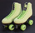 Slightly Used Boardwalk Outdoor Roller Skates || Keylime, Men's 6 (Ladies' 7)