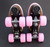 Slightly Used Boardwalk Outdoor Roller Skates ||Teaberry, Men's 5 (Ladies' 6)