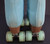 *Slightly* Used VNLA Parfait Outdoor Roller Skates | Aqua - Ladies 7