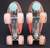 *Slightly* Used VNLA Parfait Outdoor Roller Skates || Coral - Ladies 7