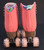 *Slightly* Used VNLA Parfait Outdoor Roller Skates || Coral - Ladies 7