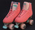 *Slightly* Used VNLA Parfait Outdoor Roller Skates || Coral - Ladies 7