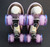 *Slightly* Used VNLA A La Mode Jelly Roll Outdoor Roller Skates || Men's 8 (Ladies' 9) Purple