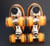 *Slightly* Used VNLA A La Mode Jelly Roll Outdoor Roller Skates | Men's 6 (Ladies' 7) Orange