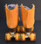 *Slightly* Used VNLA A La Mode Jelly Roll Outdoor Roller Skates | Men's 6 (Ladies' 7) Orange