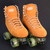 *Slightly Used * VNLA A La Mode Avanti Jelly Outdoor Roller Skates || Orange , Men's 6 (Ladies' 7)
