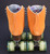 *Slightly Used * VNLA A La Mode Avanti Jelly Outdoor Roller Skates || Orange , Men's 6 (Ladies' 7)