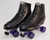 *Slightly Used* Riedell 220 Black Wide Avanti Indoor Roller Skates | Men's 9.5 (Ladies' 10.5)