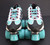 *Slightly Used* Sonic Cruiser Outdoor/Indoor Roller Skates | Teal, Ladies' 5 (Men's 6)