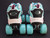 *Slightly Used* Sonic Cruiser Outdoor/Indoor Roller Skates | Teal, Ladies' 5 (Men's 6)