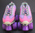 **Slightly Used** Sonic Cruiser Outdoor/Indoor Roller Skates | Pink/Purple, Ladies' 10 (Men's 11)