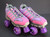 **Slightly Used** Sonic Cruiser Outdoor/Indoor Roller Skates | Pink/Purple, Ladies' 10 (Men's 11)