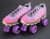 **Slightly Used** Sonic Cruiser Outdoor/Indoor Roller Skates | Pink/Purple, Ladies' 10 (Men's 11)