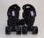 **Slightly Used** Sure-Grip Rincon Indoor/Outdoor Speed Skates || Black/Purple, Men's 5 (Ladies' 4)