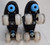 *Slightly Used Sure-Grip Sugar and Spice Kid's Light-Up Roller Skates* | Black J3