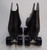 Slightly Used Sure-Grip Malibu Indoor/Outdoor Roller Skates || Black, Men's 7 (Ladies 7)