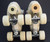 *Slightly* Used Rio Roller Rose Cream Roller Skates | Ladies' US6 / UK4