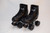 *Slightly Used* Sure-Grip Fame Indoor Roller Skates | Black, Juvenille 13