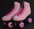 *Slightly* Used Boardwalk Outdoor Roller Skates ||Teaberry, Men's  8 (Ladies' 9)
