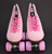 *Slightly* Used Boardwalk Outdoor Roller Skates ||Teaberry, Men's  8 (Ladies' 9)