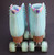 *Slightly Used VNLA Parfait Outdoor Roller Skates *  | Sky Blue, Ladies 7