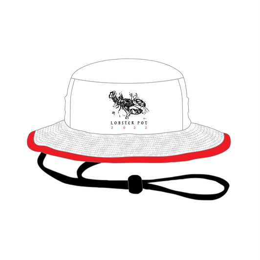 Lobster Pot White Bucket Hat