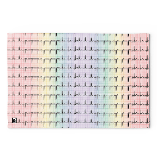 EKG Rainbow Blanket