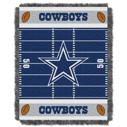 Cowboys OFFICIAL National Football League, "Field" Baby 36"x 46" Triple Woven Jacquard Throw by The Northwest Company