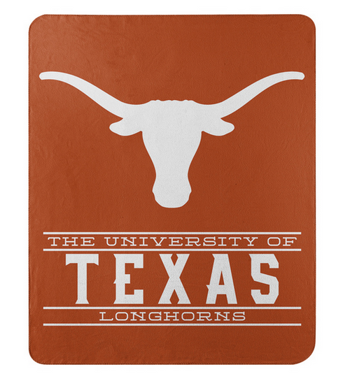 Texas OFFICIAL Collegiate "Control" Fleece Throw