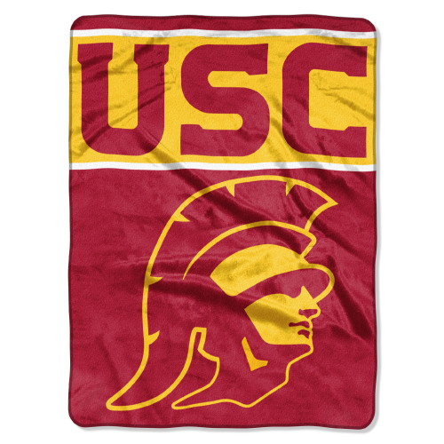 USC OFFICIAL Collegiate "Basic" Raschel Throw