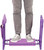 Bosonshop Garden Kneeler and Seat Folding Kneeling Bench Stool with Tool Pouches Soft EVA Foam for Gardening, Purple