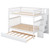 Full over Full Bunk Bed with Trundle and Staircase