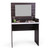 Vanity Make-up Dressing Table with Flip up Mirror Top Spacious Storage Vanity Table, Ebony and White