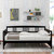 Wood Daybed Full Size Daybed with Support Legs, White