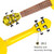 Naneki Soprano Ukulele Yellow 21 inch Children Ukeleles Gift Kid Beginner Ukelele Bunch with Bag, chord book for Adults Starter(Mini Kids Guitar Yellow)