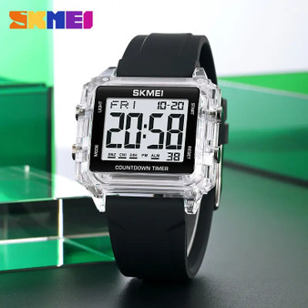SKMEI 2320 Men Sports LED Watch Top Luxury Electronic Fashion Brand Waterproof Wristwatch Men's Digital Movement Male Watches
