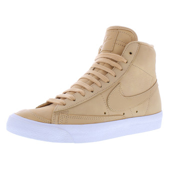 For Blazer Mid Prm Mf Womens Vachetta Tan Lightweight Sporty Walking Style Sneakers DQ7572200 Autumn Season | 100% Authentic