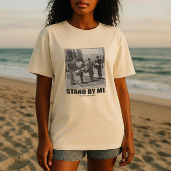 Stand By Me Movie T-Shirt Retro 80s Adventure Film Tee Unisex Casual Wear