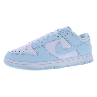 For Dunk Low Retro Men's Court Sneakers White/Glacier Blue Breathable Mesh Lining Gel Insole Model DV0833104 for Spring Walking