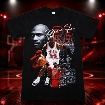 Michael Jordan 23 Basketball T Shirt Men Black Vintage GOAT Graphic Tee Chicago Bulls Short Sleeve Streetwear Fan Gift Top Sport