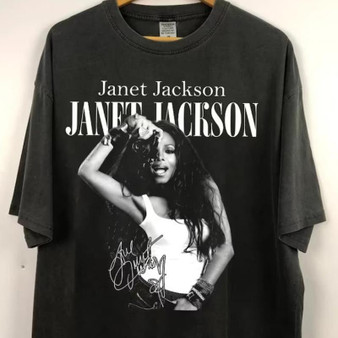 Janet Jackson T Shirt Together Again Signature For Fans
